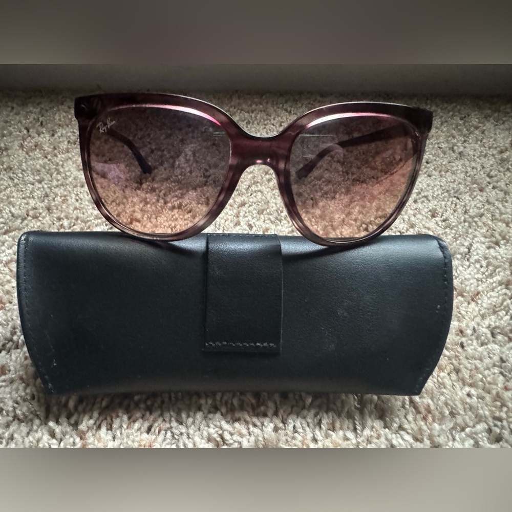Ray-Ban CATS Women's Purple Tortoise Sunglasses